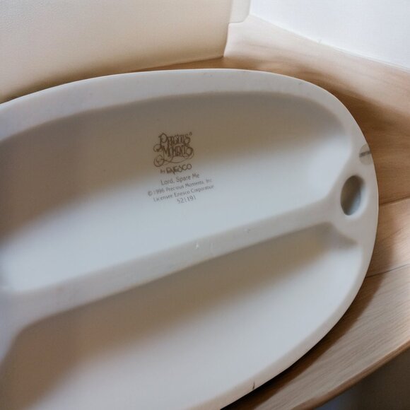 Vintage 1996 Enesco Precious Moments "Lord Spare Me" Bowling Figurine #5… - Picture 6 of 7